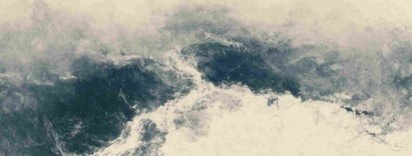 Calm aerial view of a small boat on the open ocean symbolizing hope, healing, and finding calm while learning what to do during a panic attack.